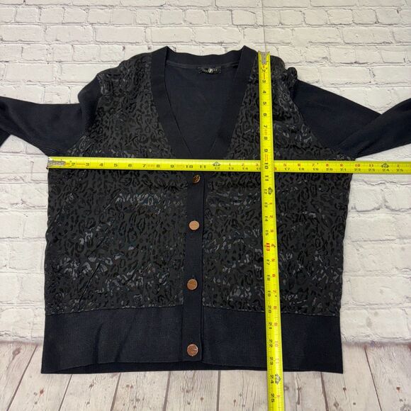 Ted Baker Women Long Sleeve Cardigan Sweater Size 4 Viscose Blend C036 -22 - Picture 2 of 14